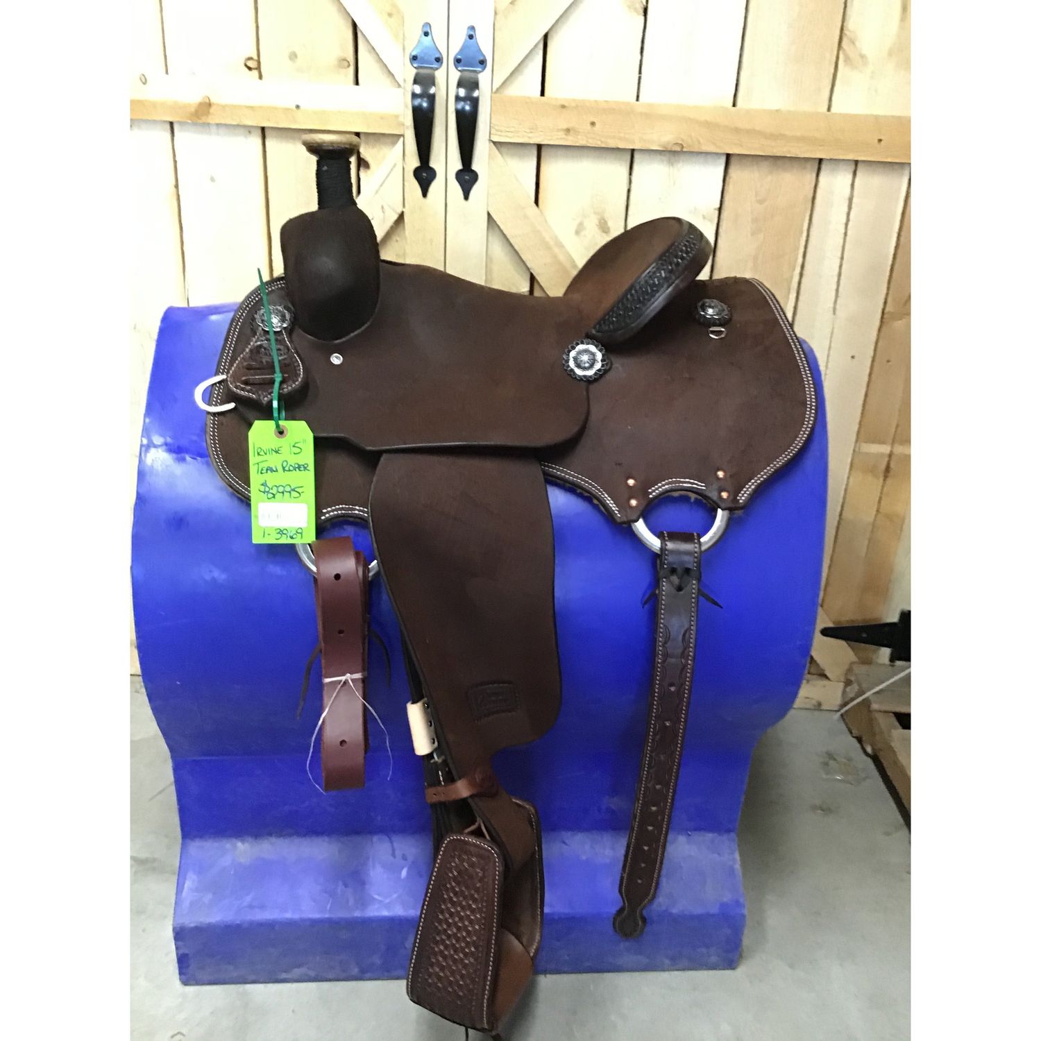 Irvine 15" Team Roping Saddle-9