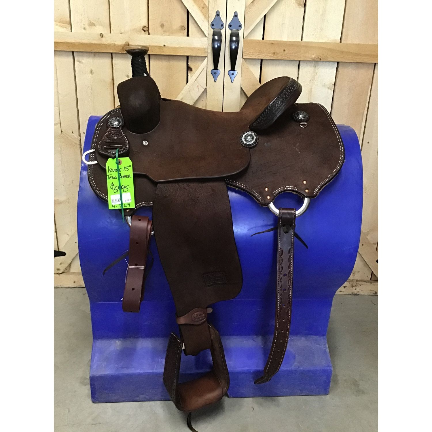 Irvine 15" Team Roping Saddle - 4-3969