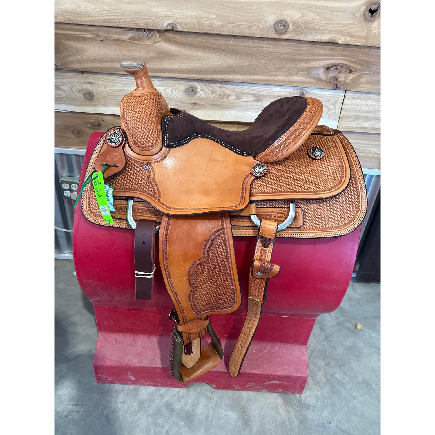 Irvine 15.5" Bowen Roper Saddle-1