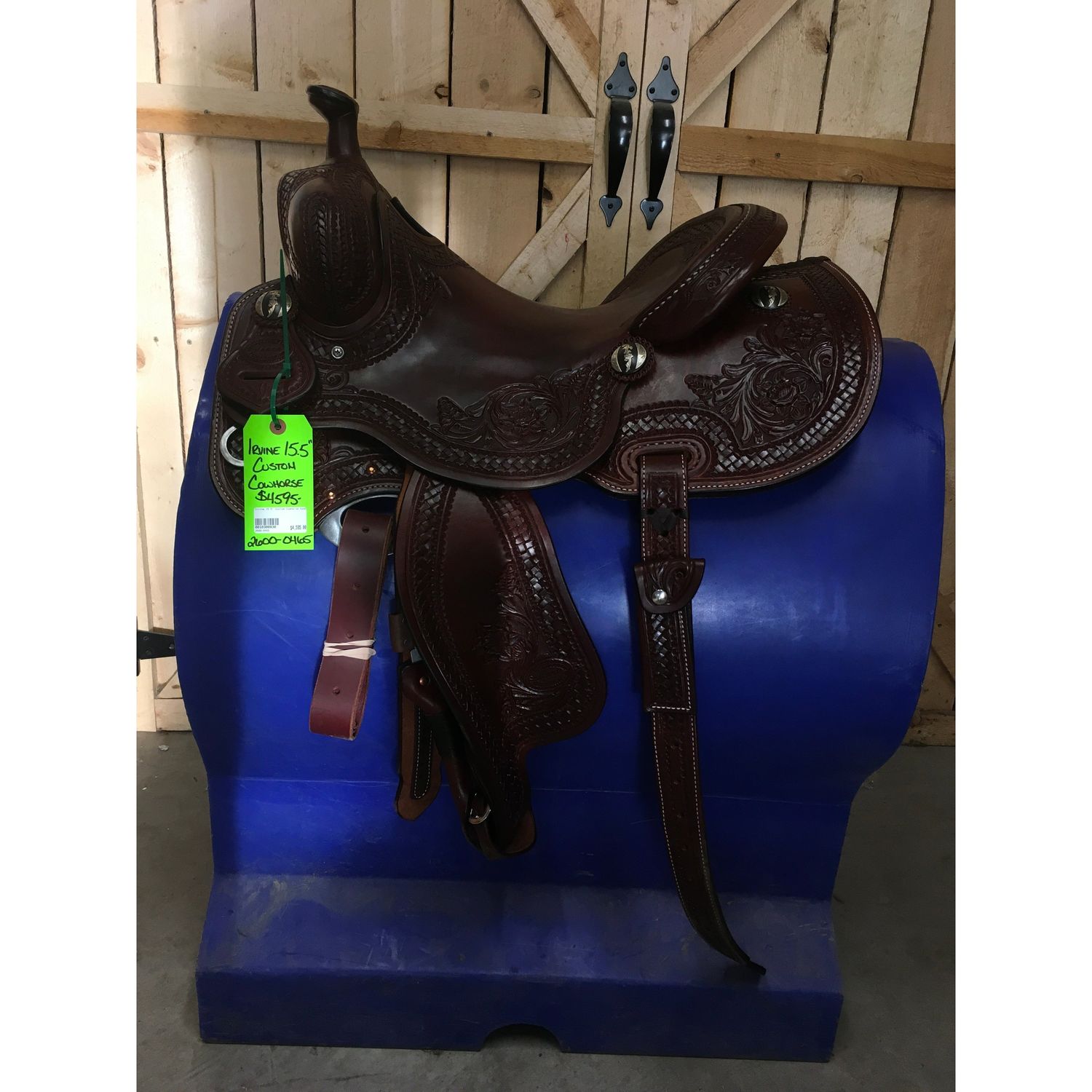 Irvine 15.5" Custom Cowhorse Saddle - 2600-0465