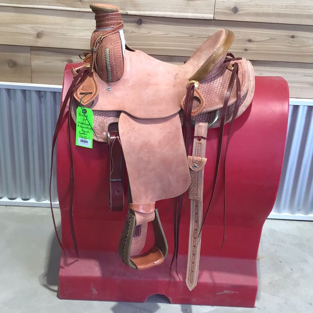 Irvine 14" Modified Association Ranch Saddle-4