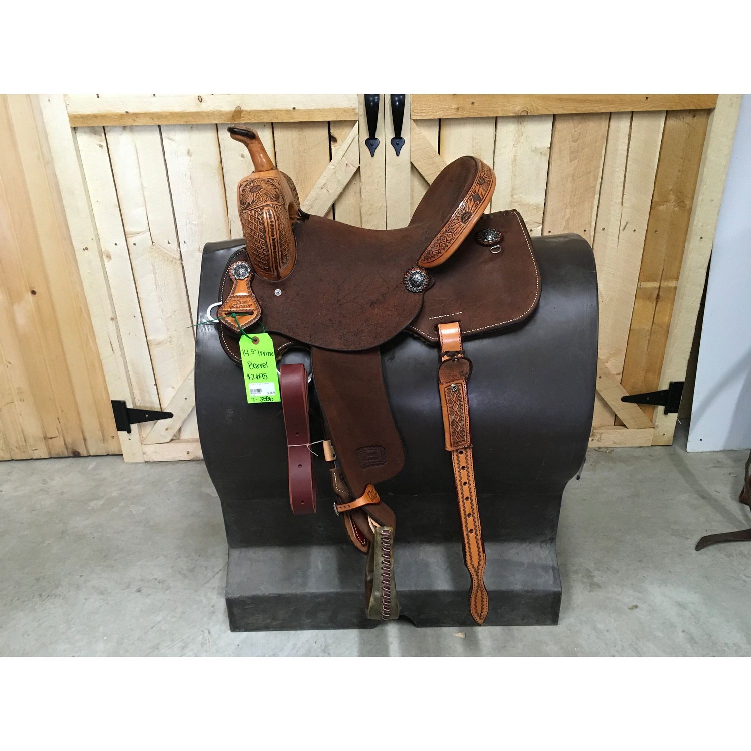 Irvine 14.5" Barrel Saddle - 7-3886
