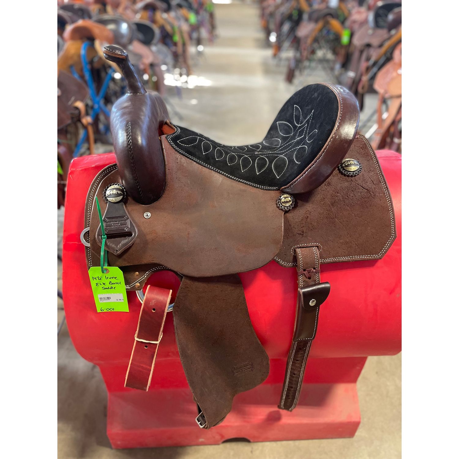 Irvine 14.5" Elite Barrel Saddle - 6-001