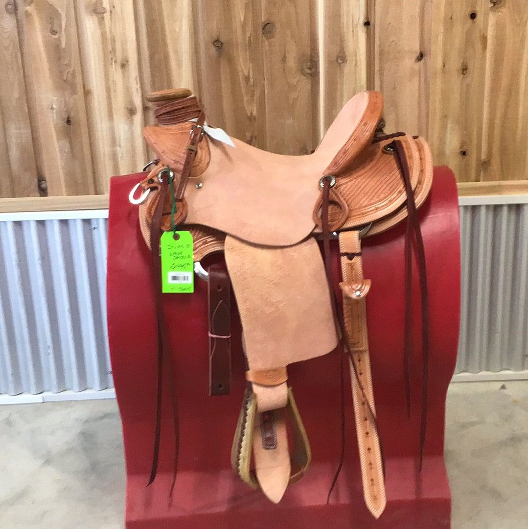 Irvine 15" 1/2 Tooled Wade Saddle-3