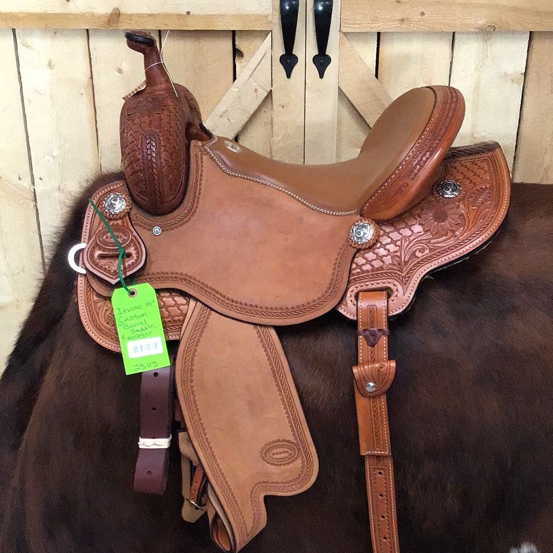 Irvine 15" Custom Barrel Saddle