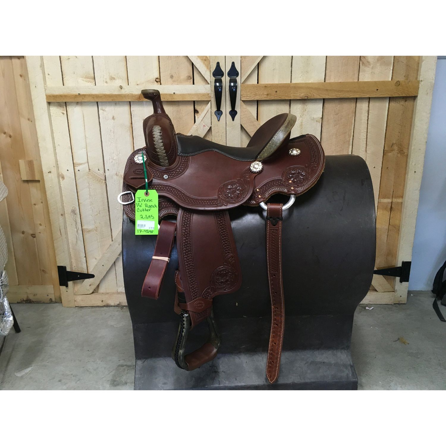 Irvine 15" Ranch Cutter Saddle