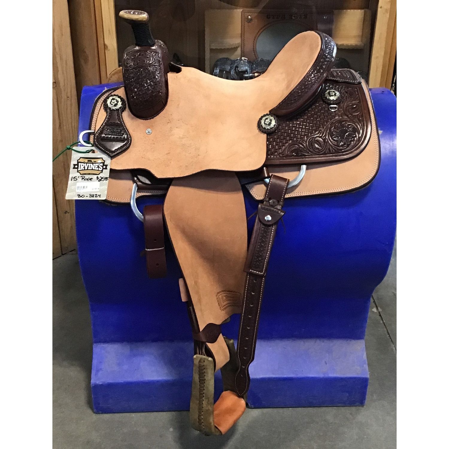Irvine 15" Rope Saddle - 30-3854