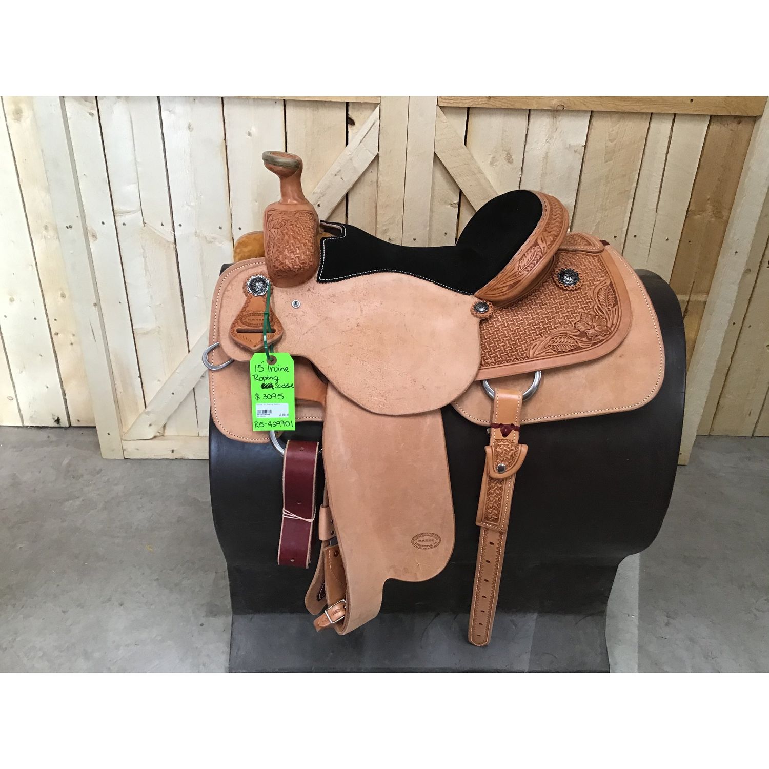 Irvine 15" Roping Saddle-2