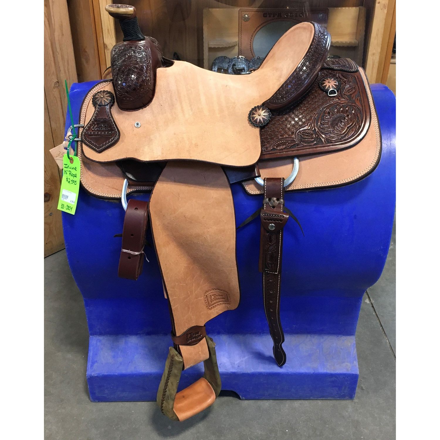 Irvine 15" Roper Saddle - 33-3854