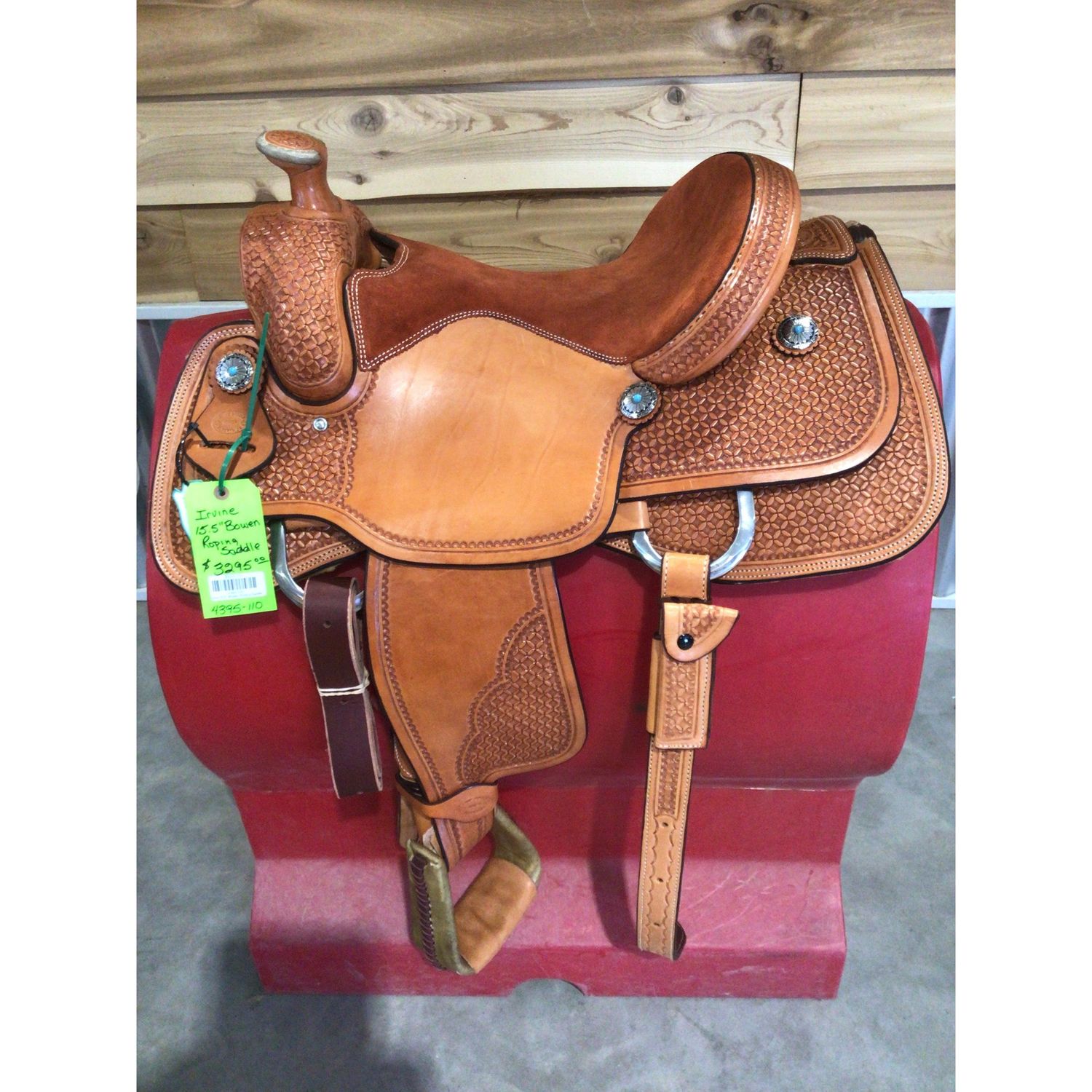 Irvine 15.5" Bowen Roping Saddle-1