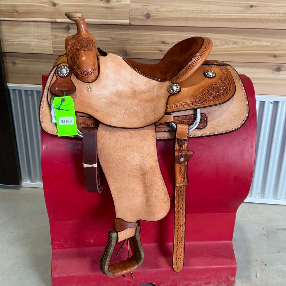 Irvine 15.5" OY Roping Saddle-4