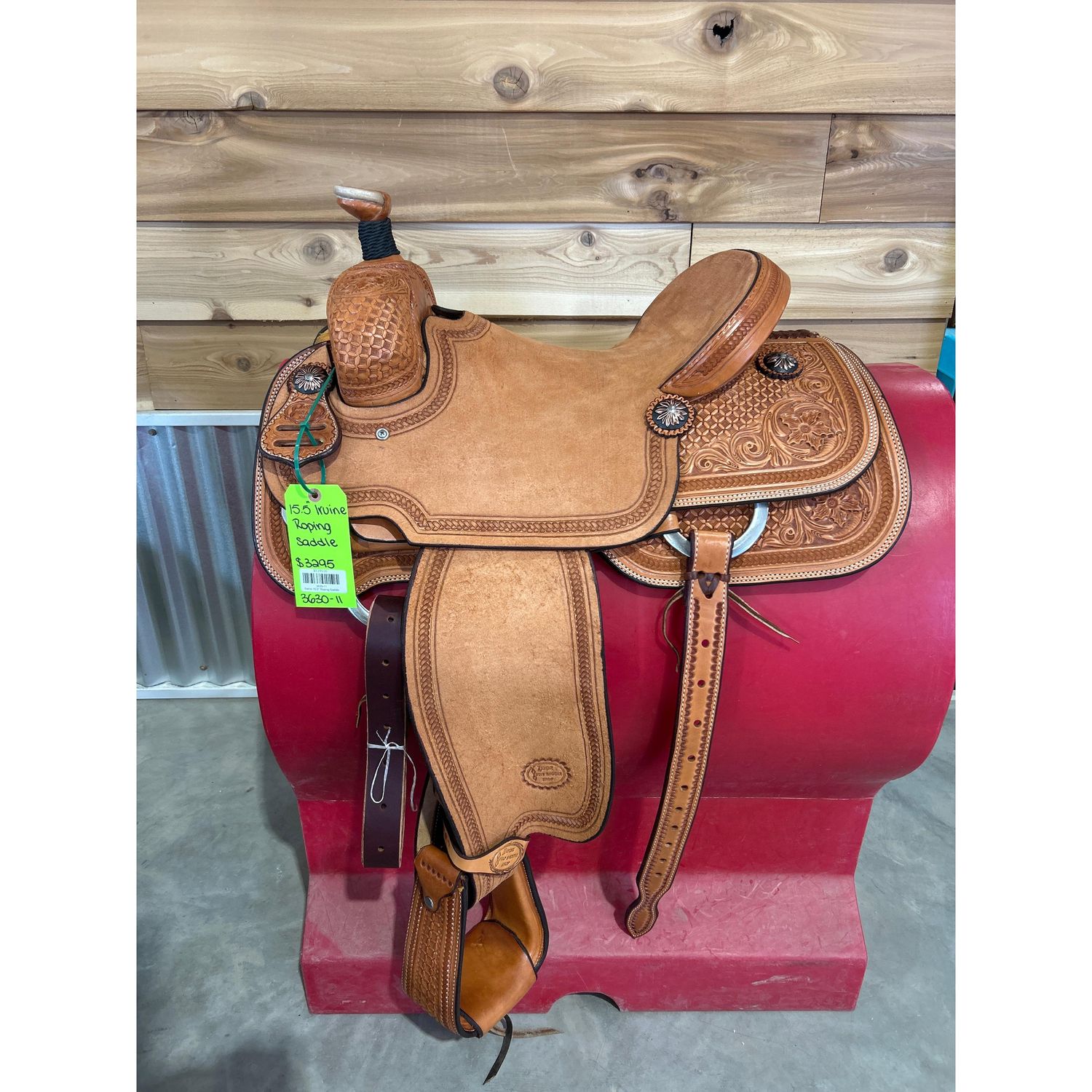 Irvine 15.5" Roping Saddle-2