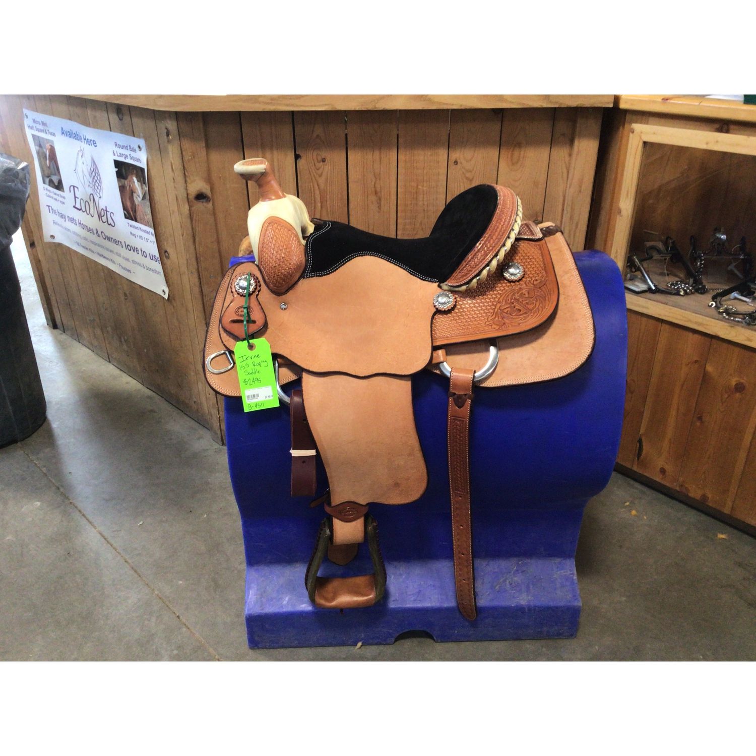 Irvine 15.5" Roping Saddle - 8-4311