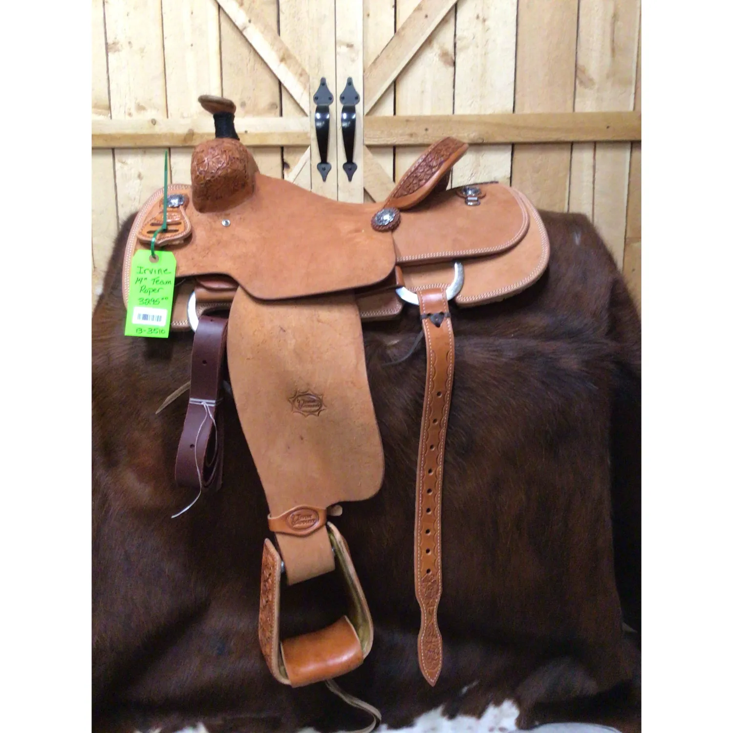 Irvine 14" Team Roping Saddle