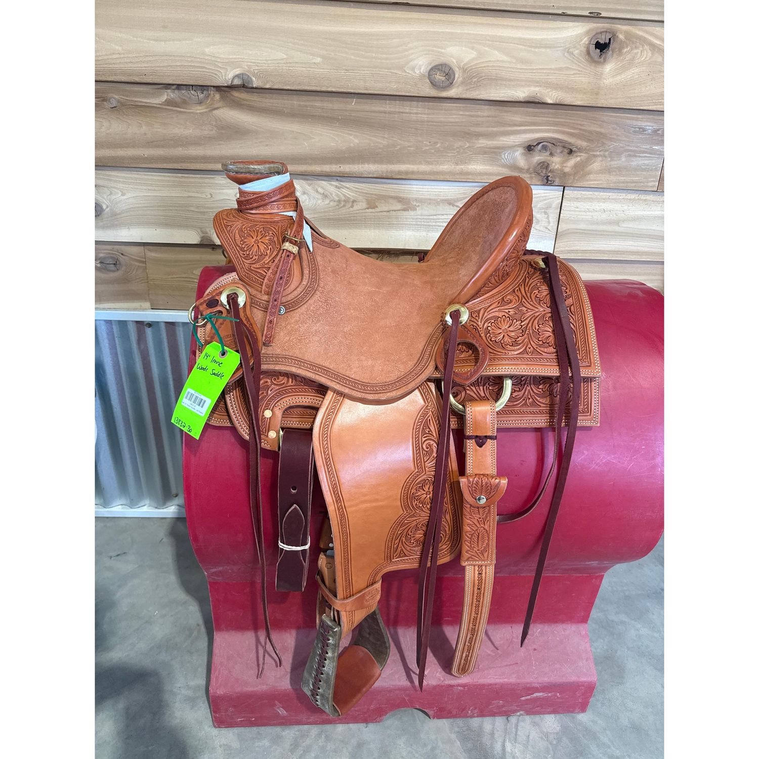 Irvine 14" Wade Saddle - 3/4 Tooled