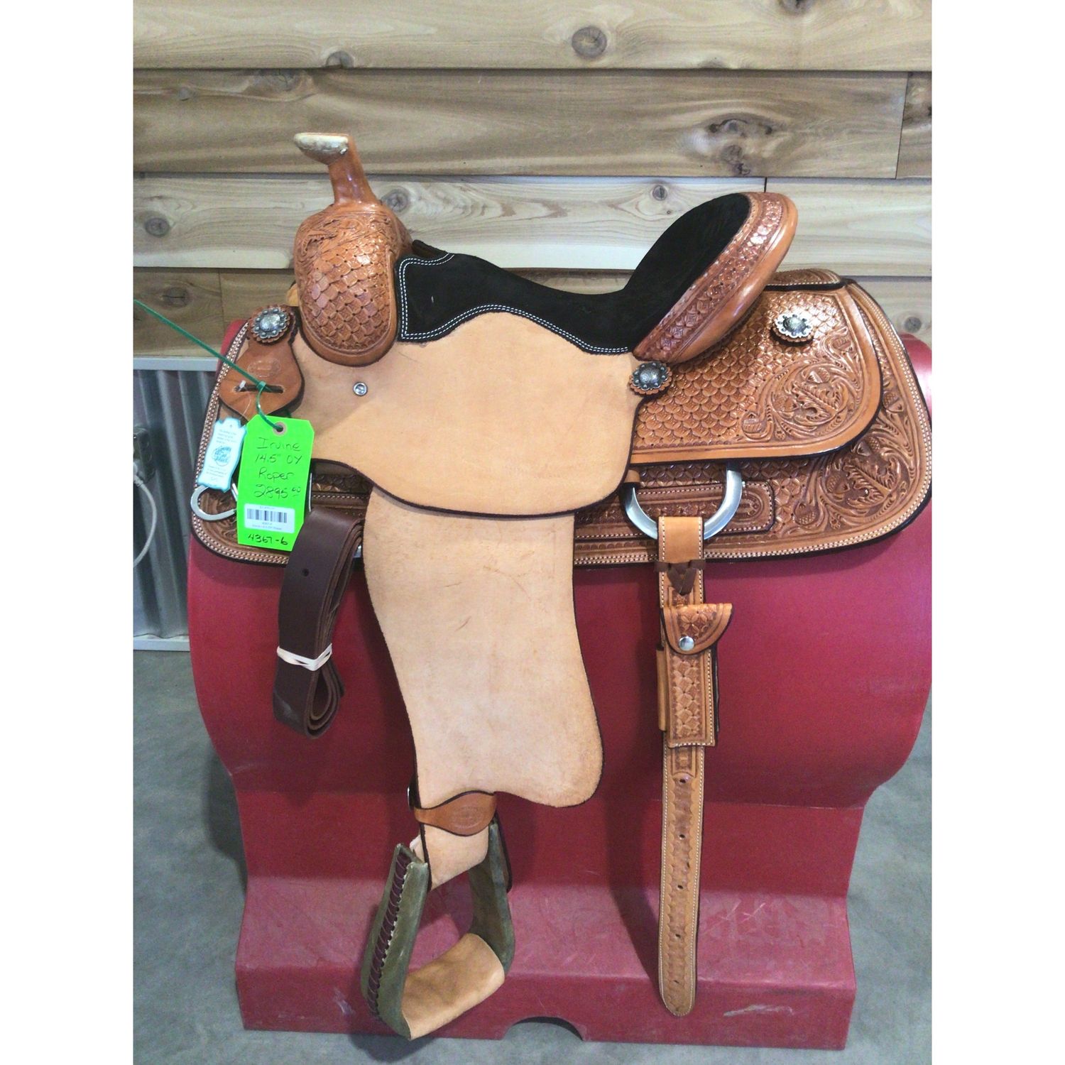 Irvine 14.5 OY Roping Saddle