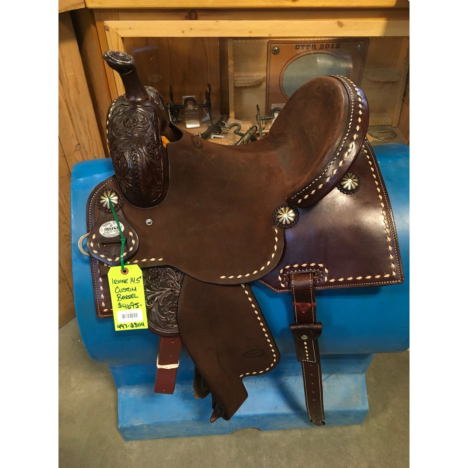 Irvine 14.5" Custom Barrel Saddle-3