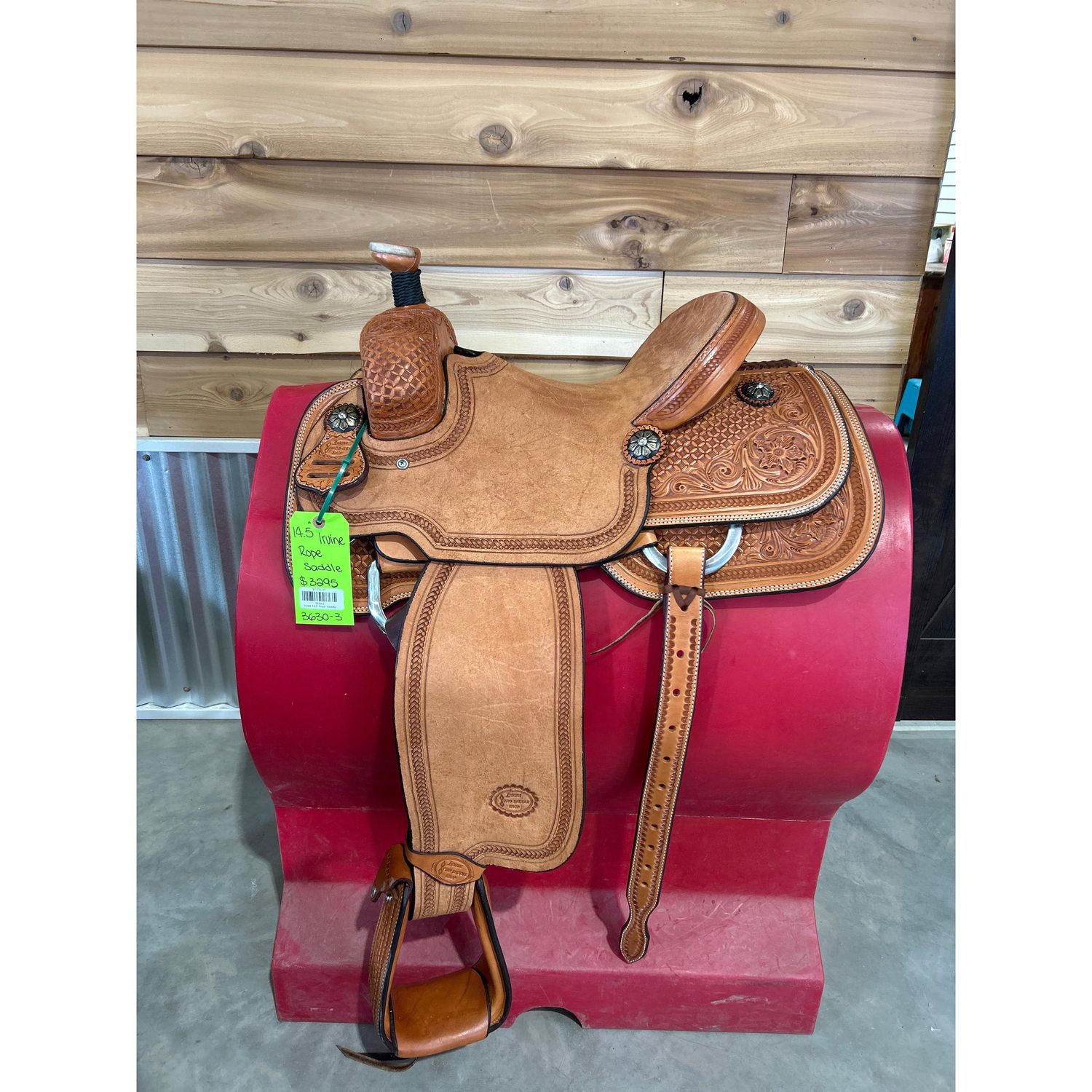 Irvine 14.5" Rope Saddle-1