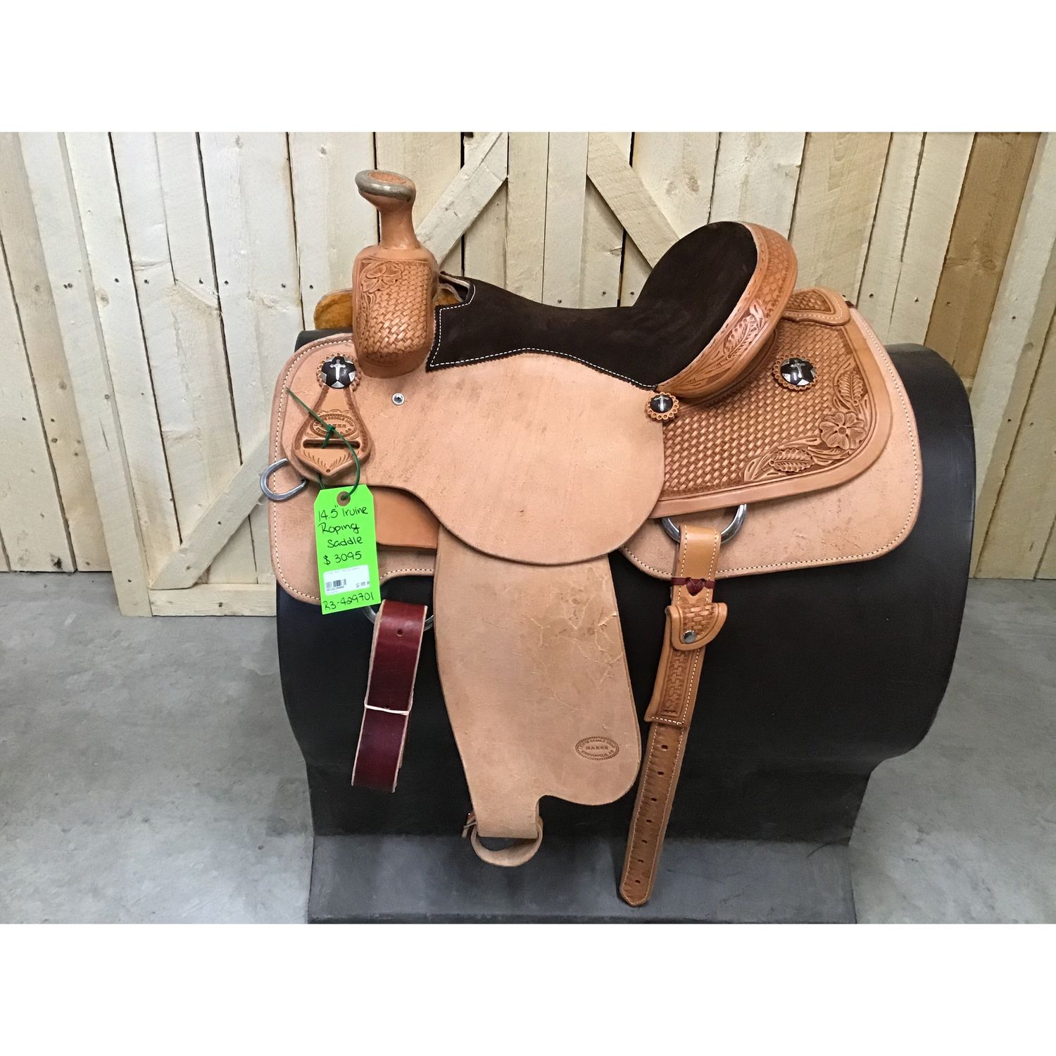 Irvine 14.5" Roping Saddle-1