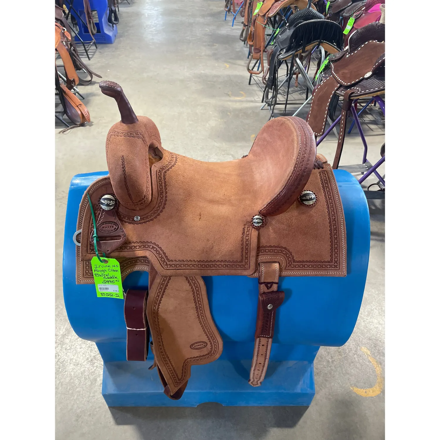 Irvine 14.5" Rough Creek Barrel Saddle