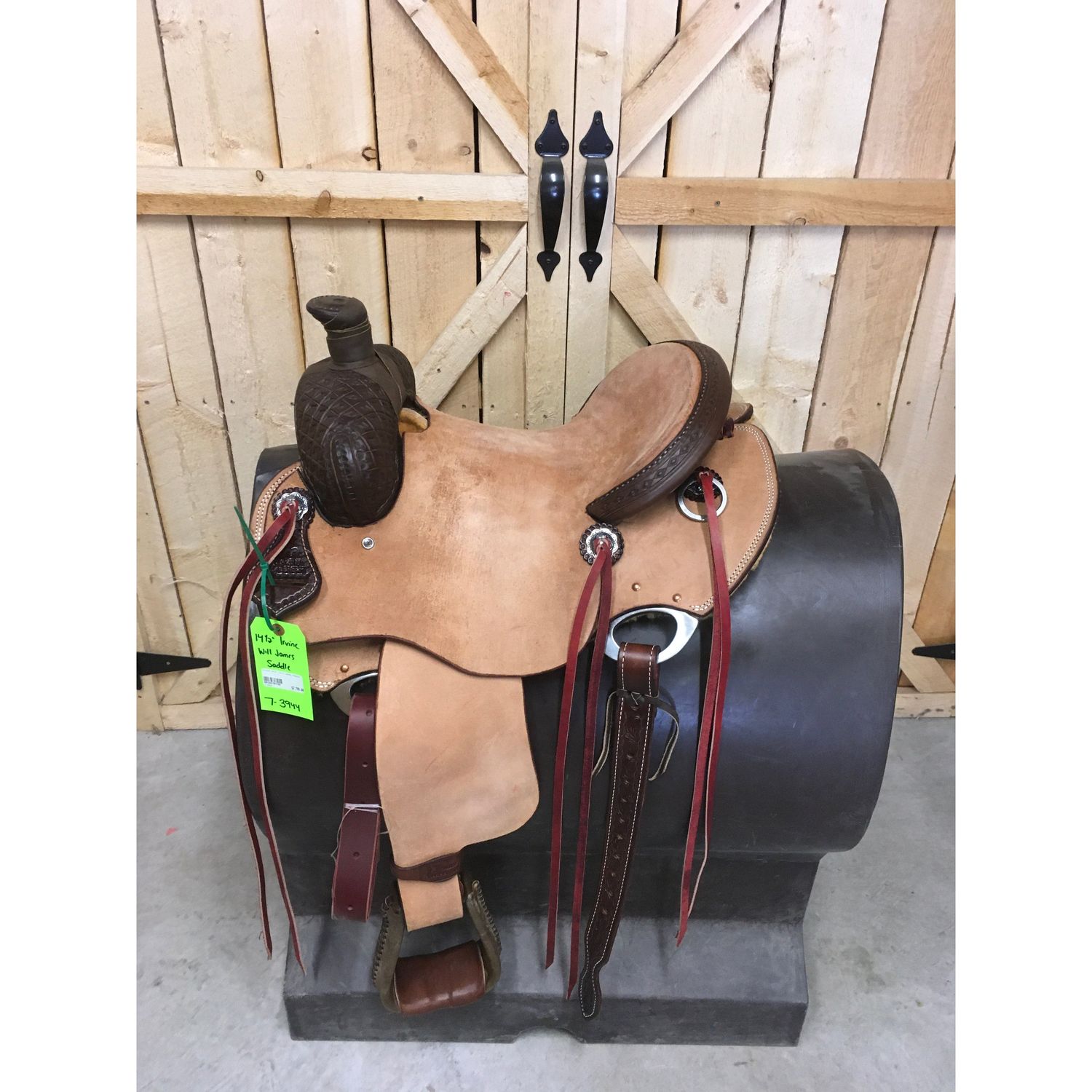 Irvine 14.5" Will James Ranch Saddle - 7-3944