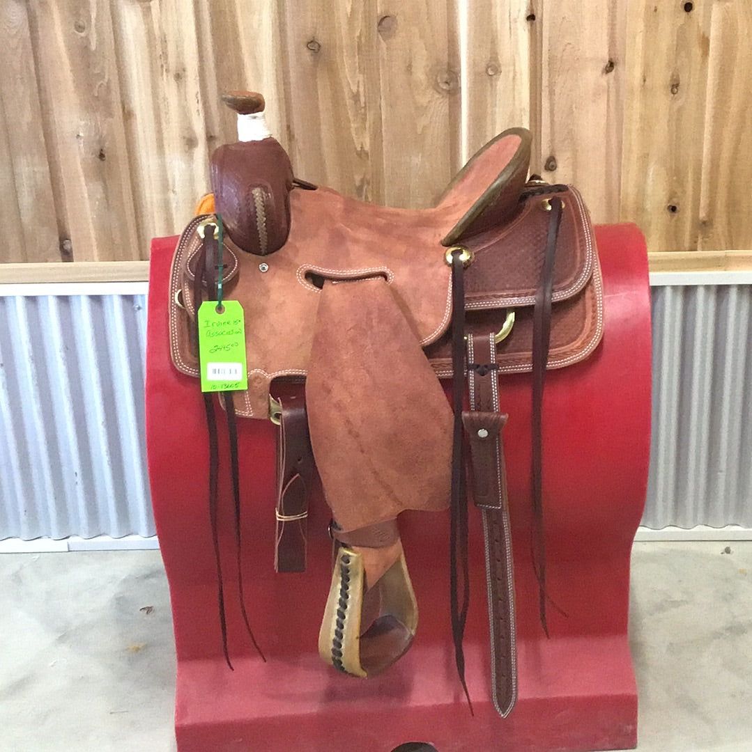 Irvine 15" Association Ranch Full Rough Saddle
