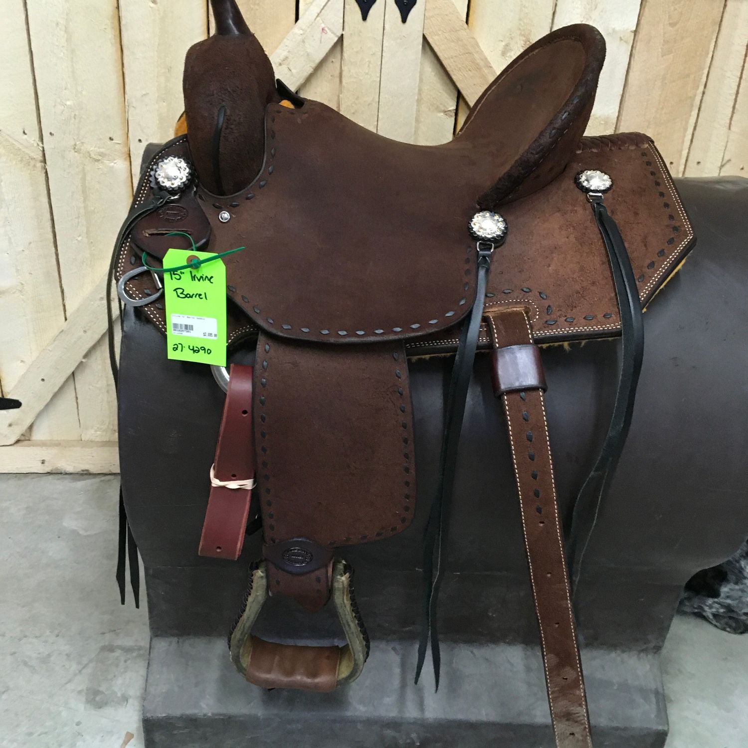 Irvine 15" Barrel Saddle - 27-4290