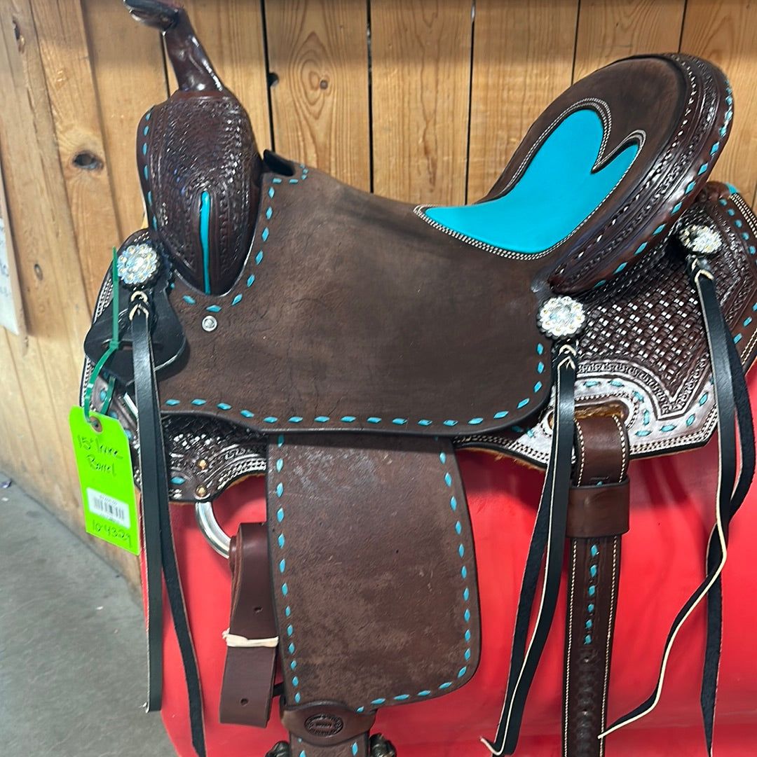 Irvine 15" Barrel Saddle-8