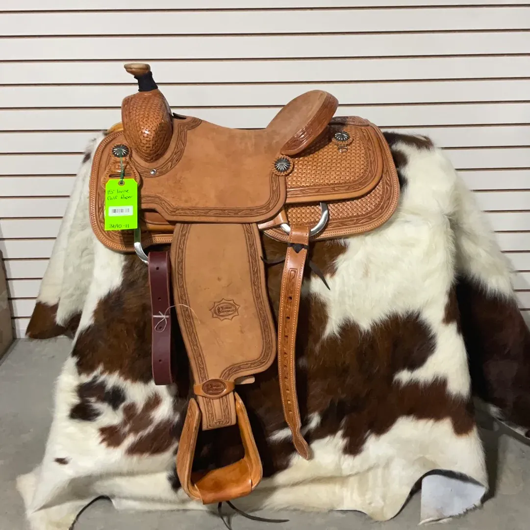 Irvine 15" Calf Roper Saddle
