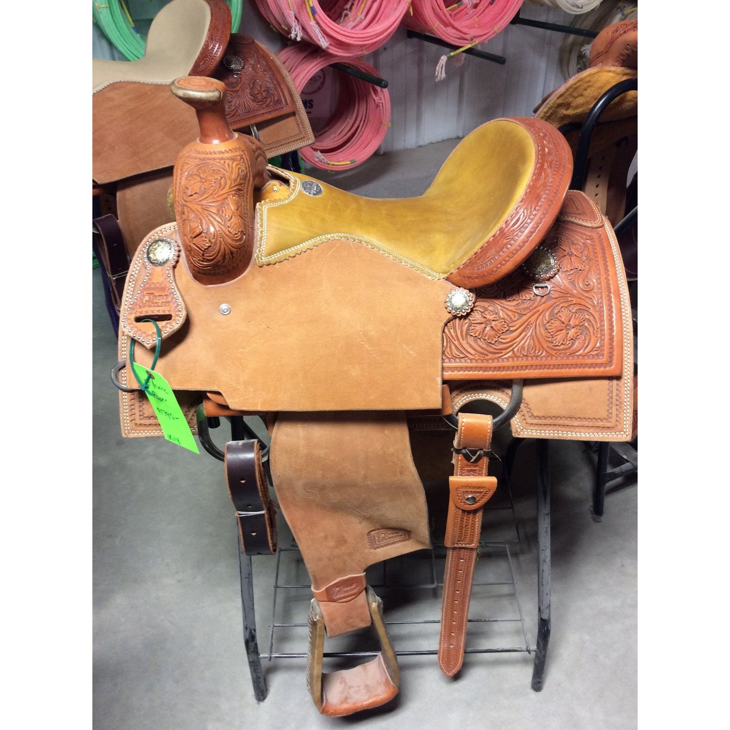 Irvine 15" Rope Saddle-3