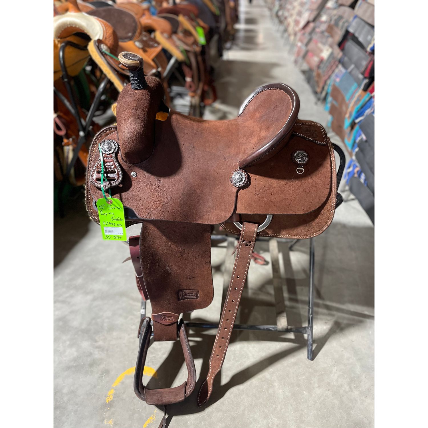 Irvine 15" Roping Saddle - 35-3964