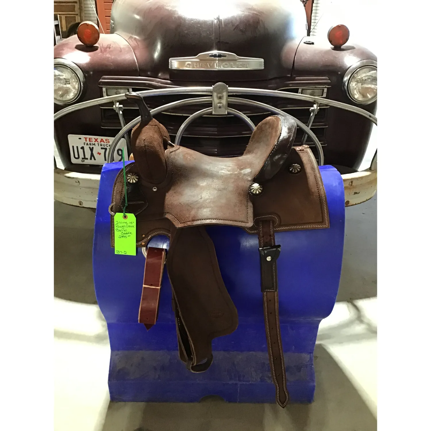 Irvine 15" Rough Creek Barrel Saddle - B7-2