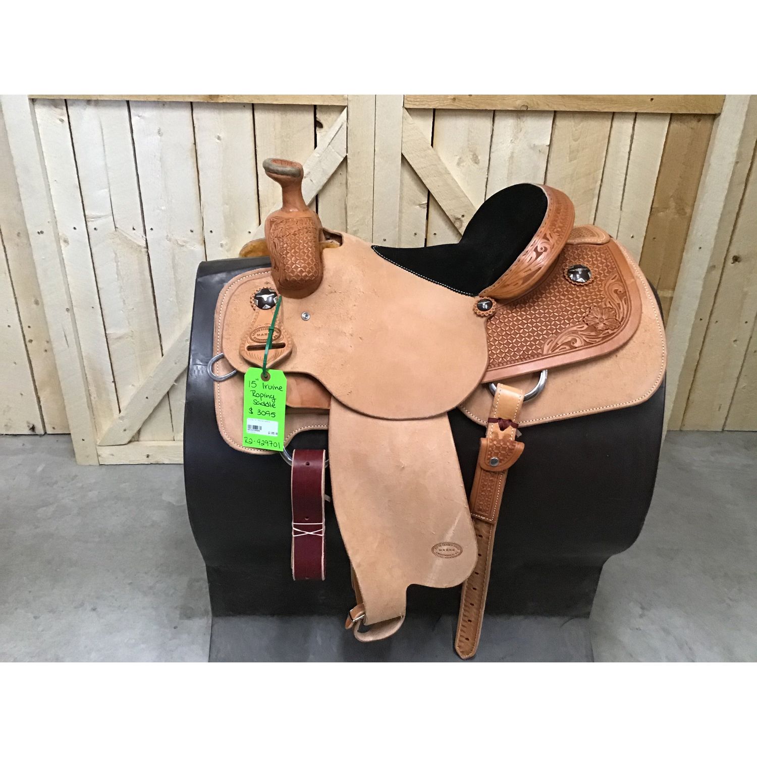 Irvine 15" Roping Saddle-4