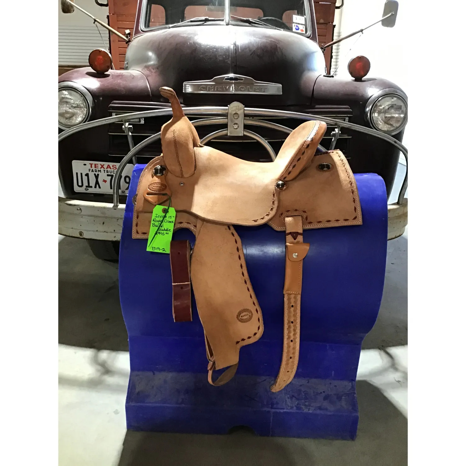 Irvine 15" Rough Creek Barrel Saddle - B19-2