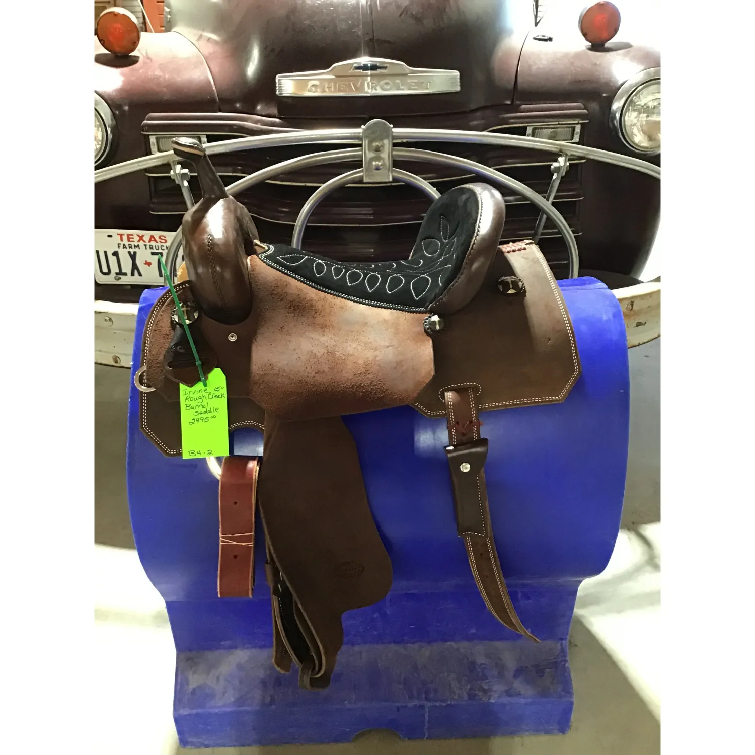 Irvine 15" Rough Creek Barrel Saddle - B4-2