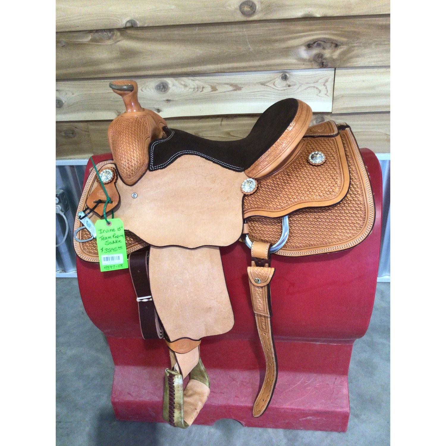 Irvine 15" Team Roping Saddle