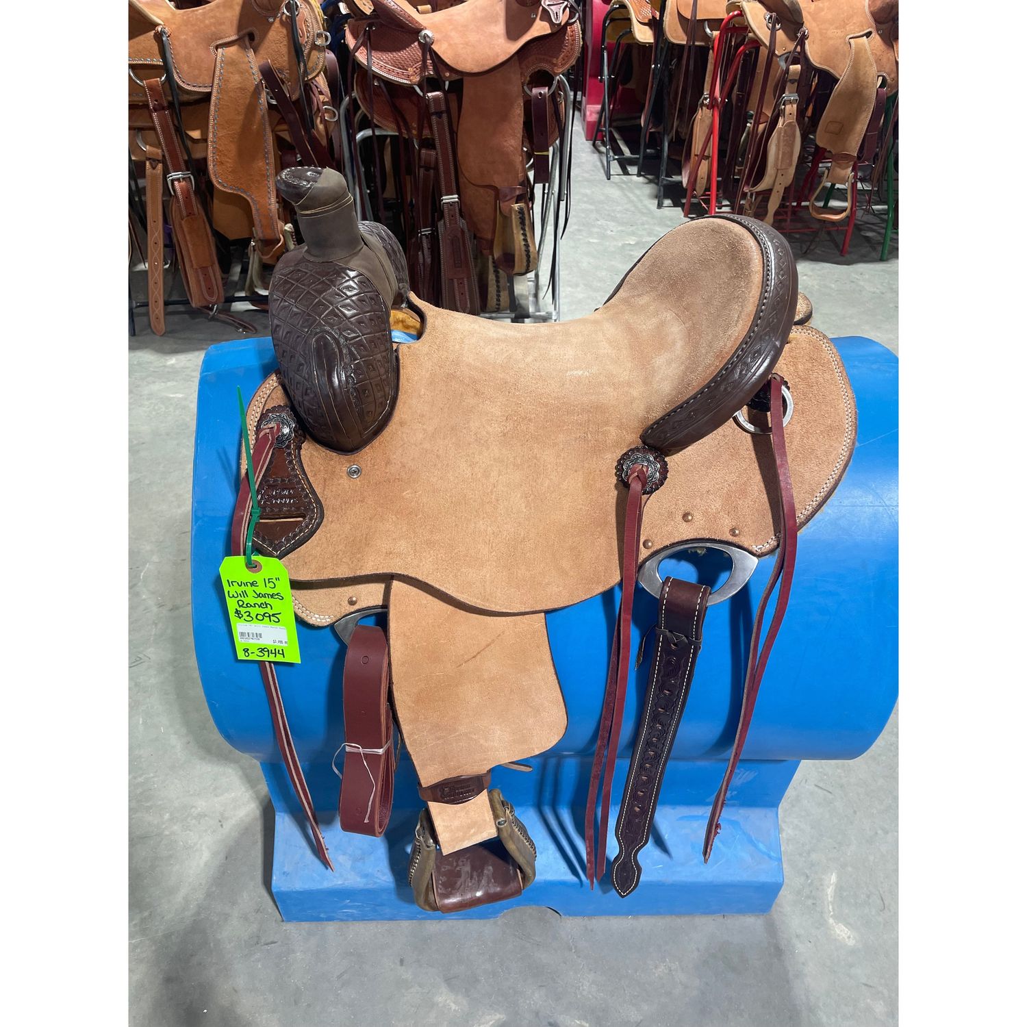 Irvine 15" Will James Ranch Saddle - 8-3944
