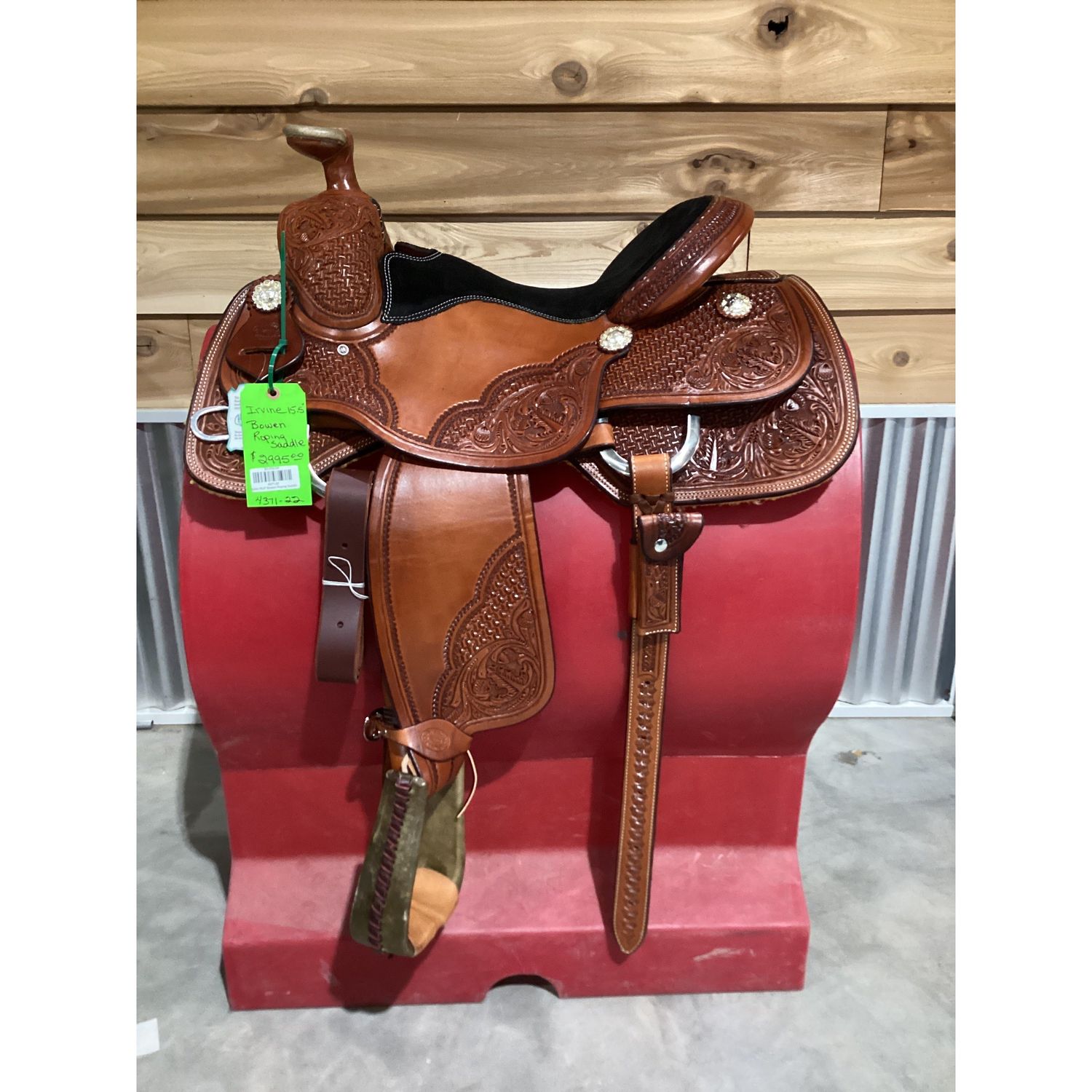Irvine 15.5" Bowen Roping Saddle-4