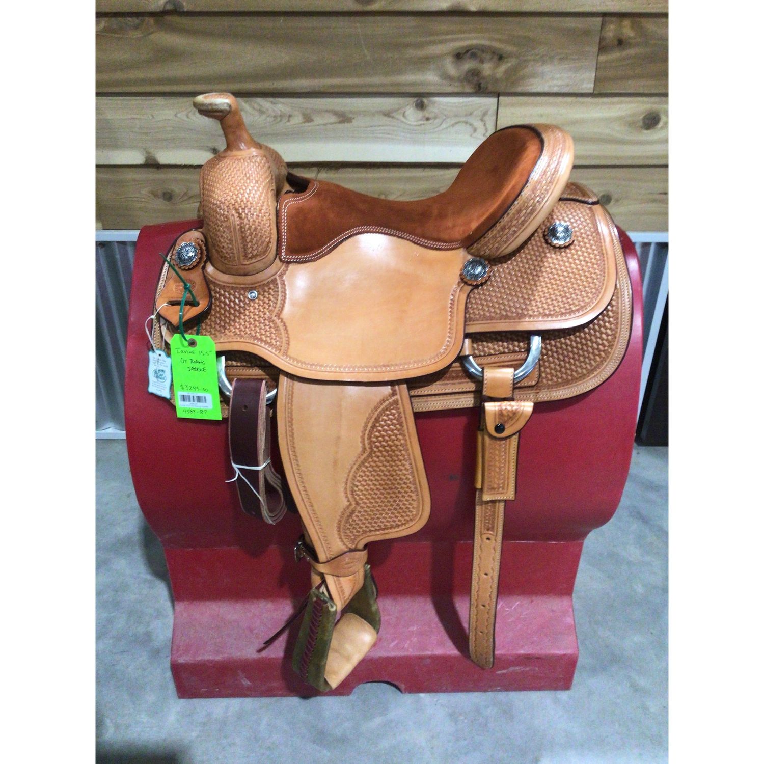 Irvine 15.5" Oy Roping Saddle-3