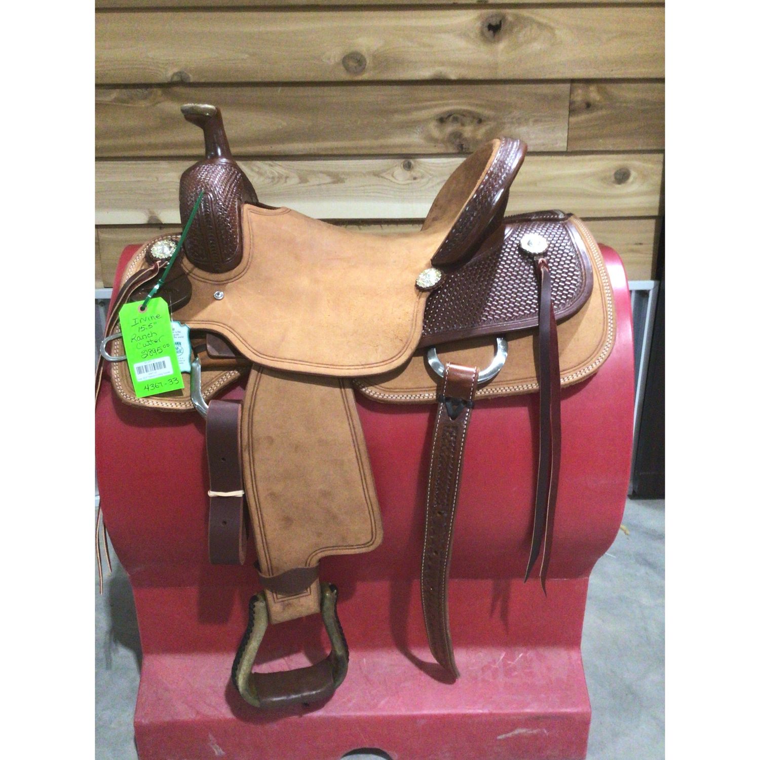 Irvine 15.5" Ranch Cutting Saddle