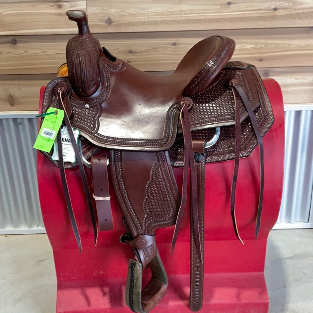 Irvine 15.5" TM Roping Saddle