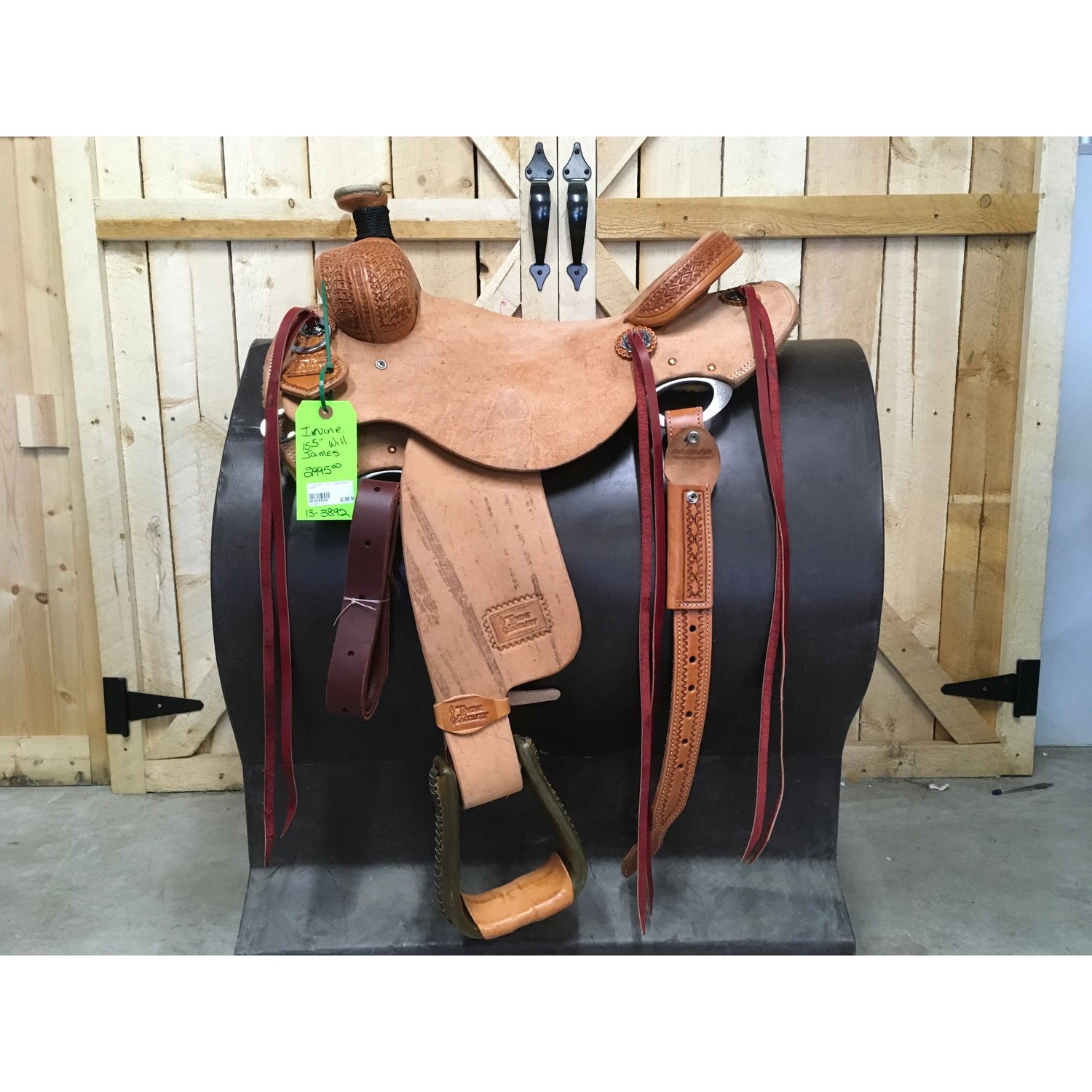 Irvine 15.5" Will James Ranch Saddle - 13-3892