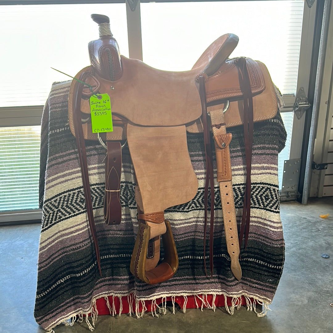 Irvine 16" Association Ranch Saddle-20