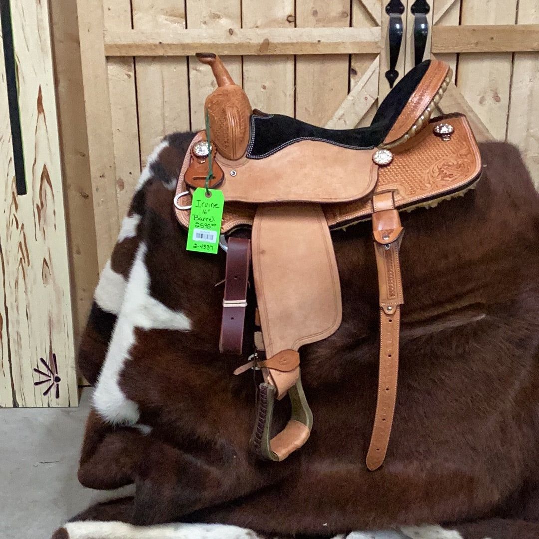 Irvine 16" Barrel Saddle-2