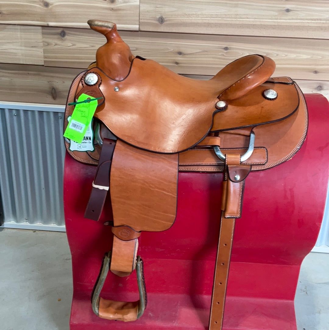 Irvine 16" Bulldogging Saddle