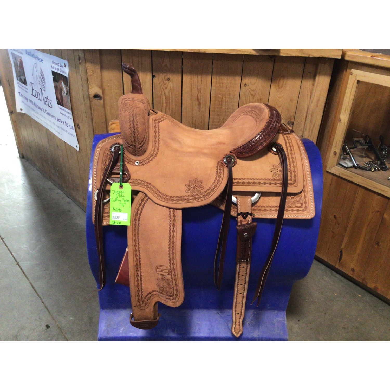 Irvine 16" Elite Cutting Horse Saddle - 36-001