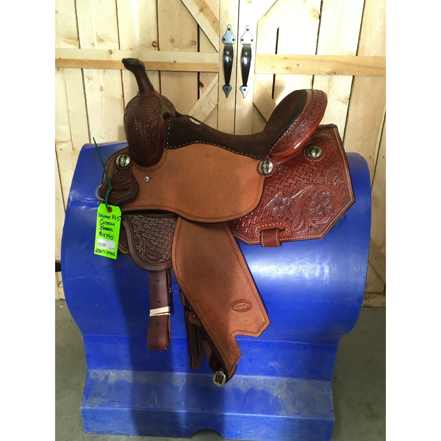 Irvine 14.5" Custom Barrel Saddle - 2307-0463