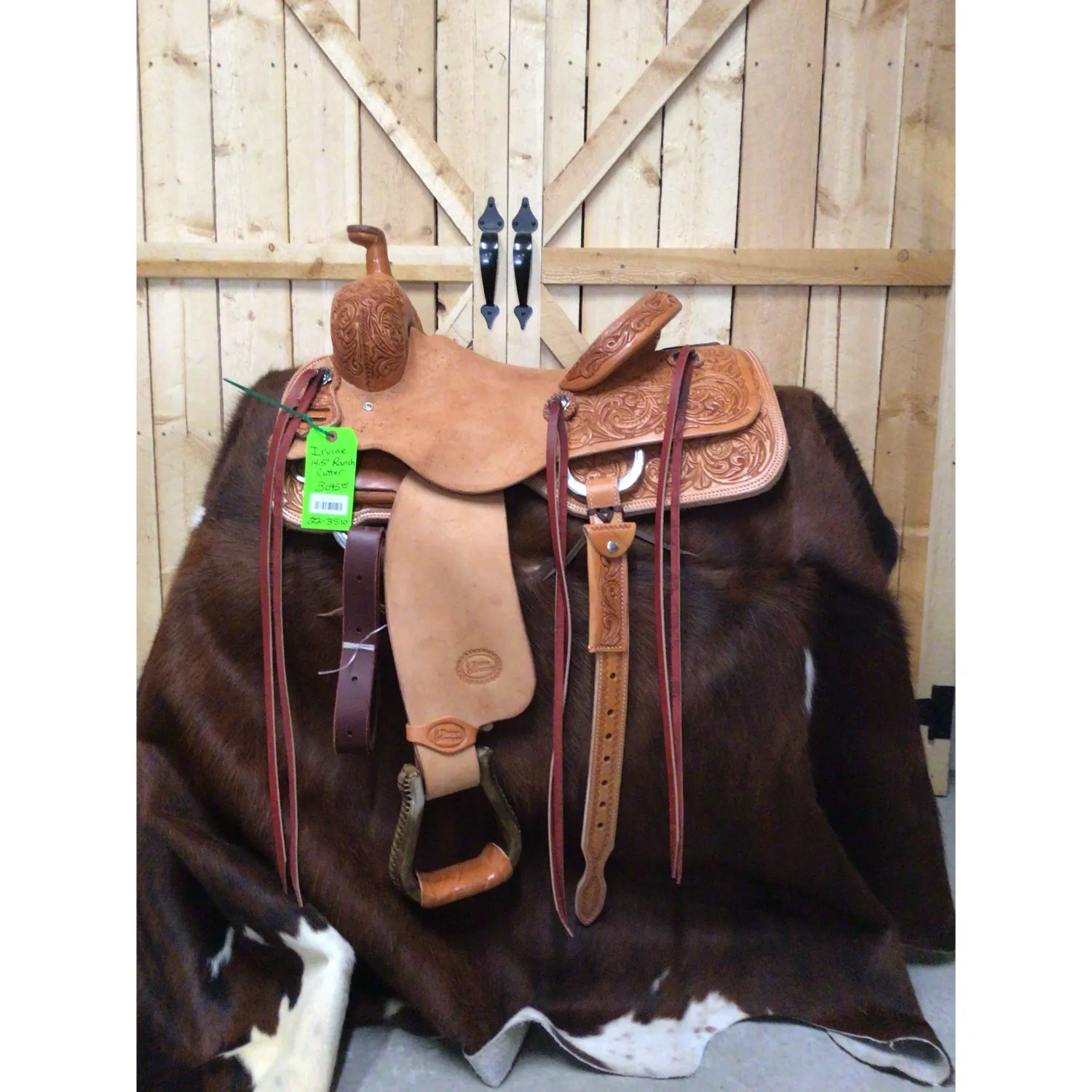 Irvine 14.5" Ranch Cutter Saddle