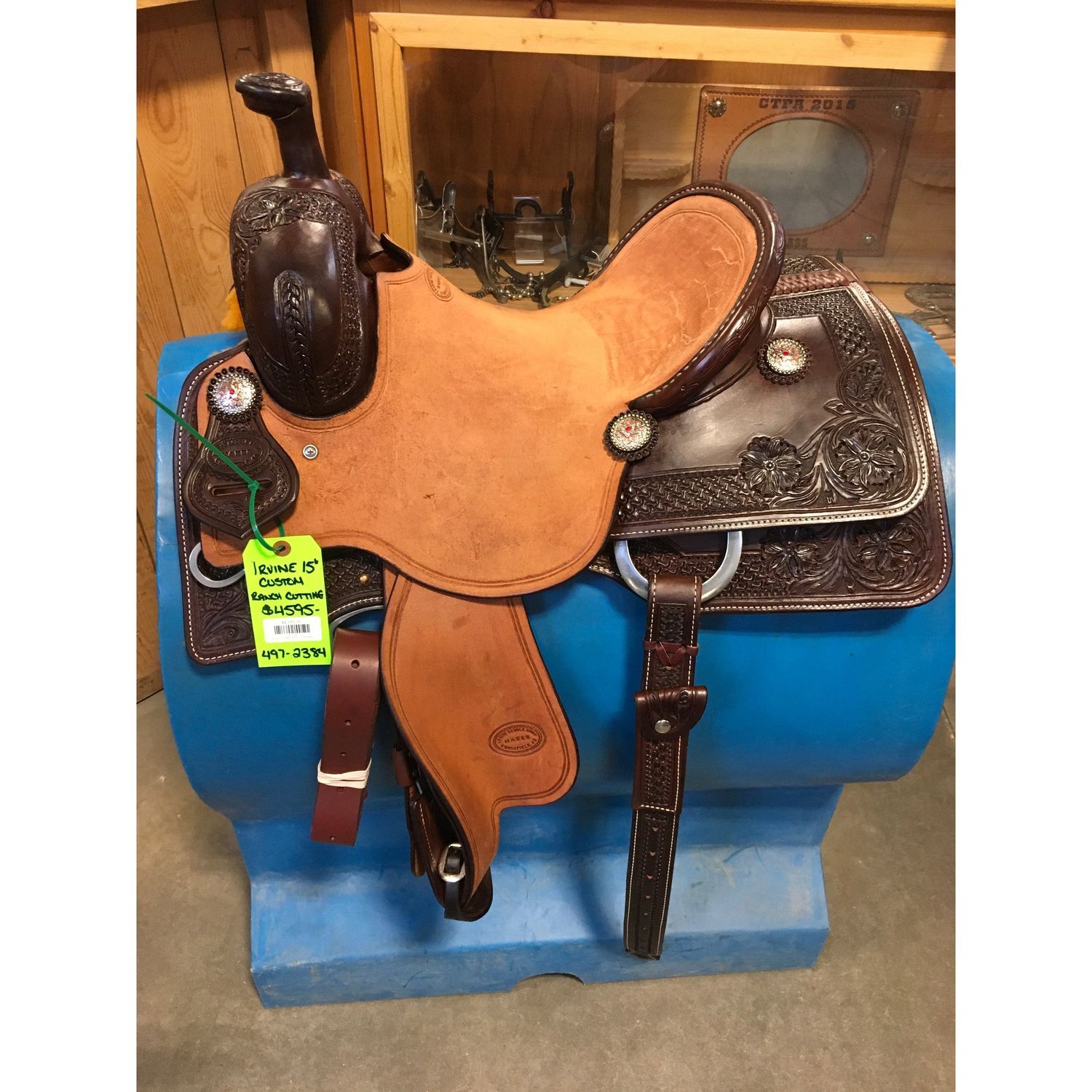 Irvine 15" Custom Ranch Cutting Saddle