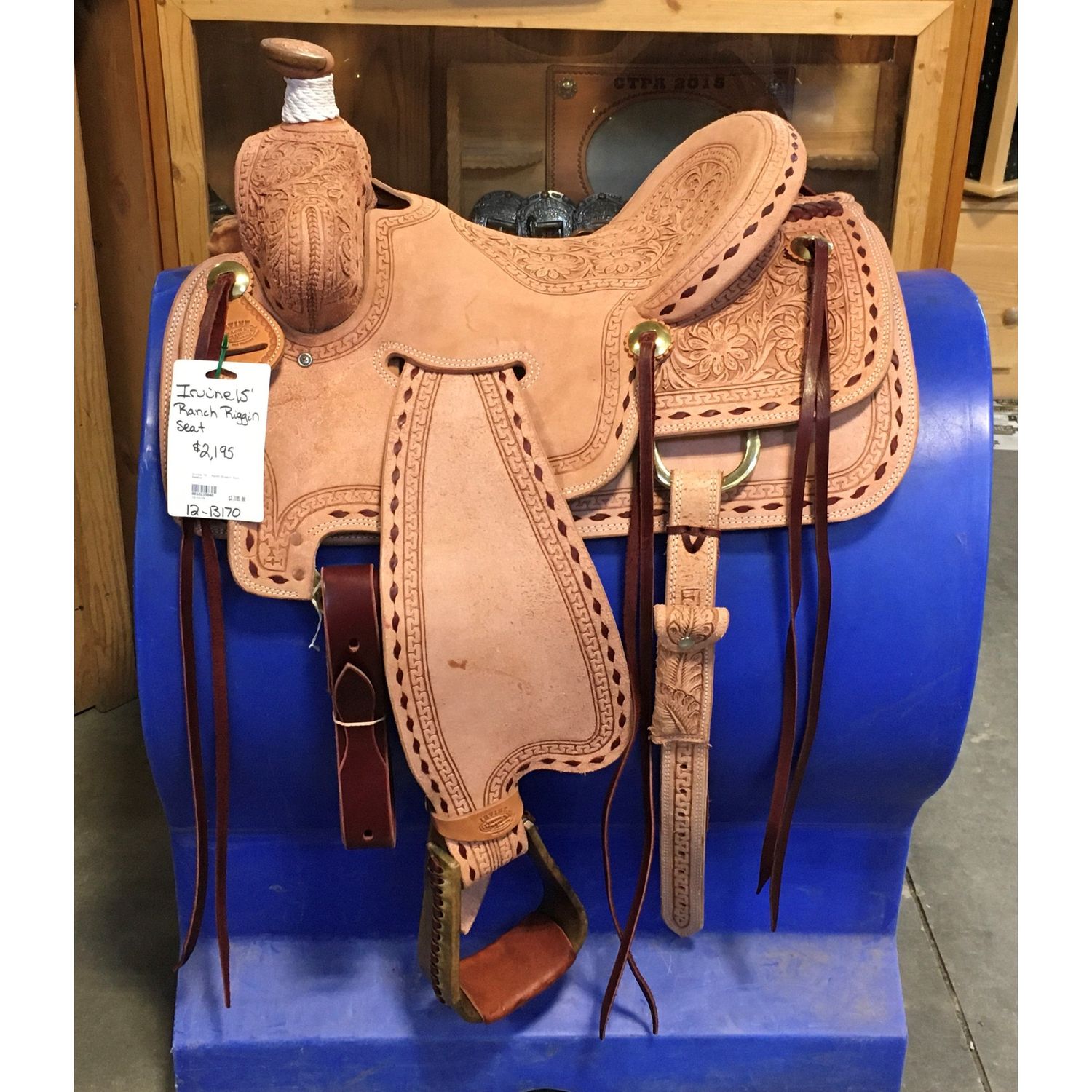 Irvine 15" Ranch Riggin Seat Saddle - 12-13170